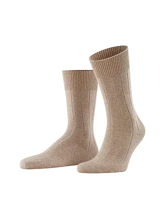 FALKE | Socken LHASA RIB black | beige